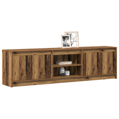 Tv Eenheden 2 Pcs Bruin 180 X 34 X 50 Cm Bewerkt Hout 180 cm