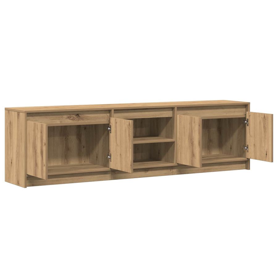 Tv Eenheden 2 Pcs Bruin 180 X 34 X 50 Cm Bewerkt Hout 180 cm