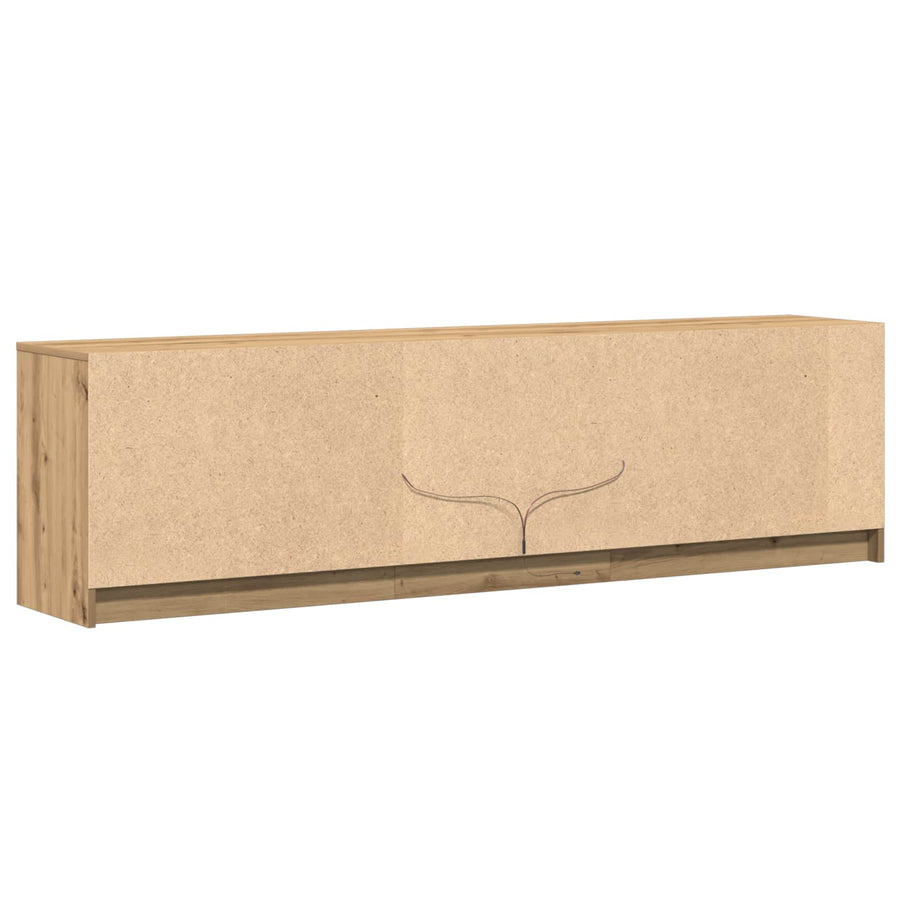 Tv Eenheden 2 Pcs Bruin 180 X 34 X 50 Cm Bewerkt Hout 180 cm