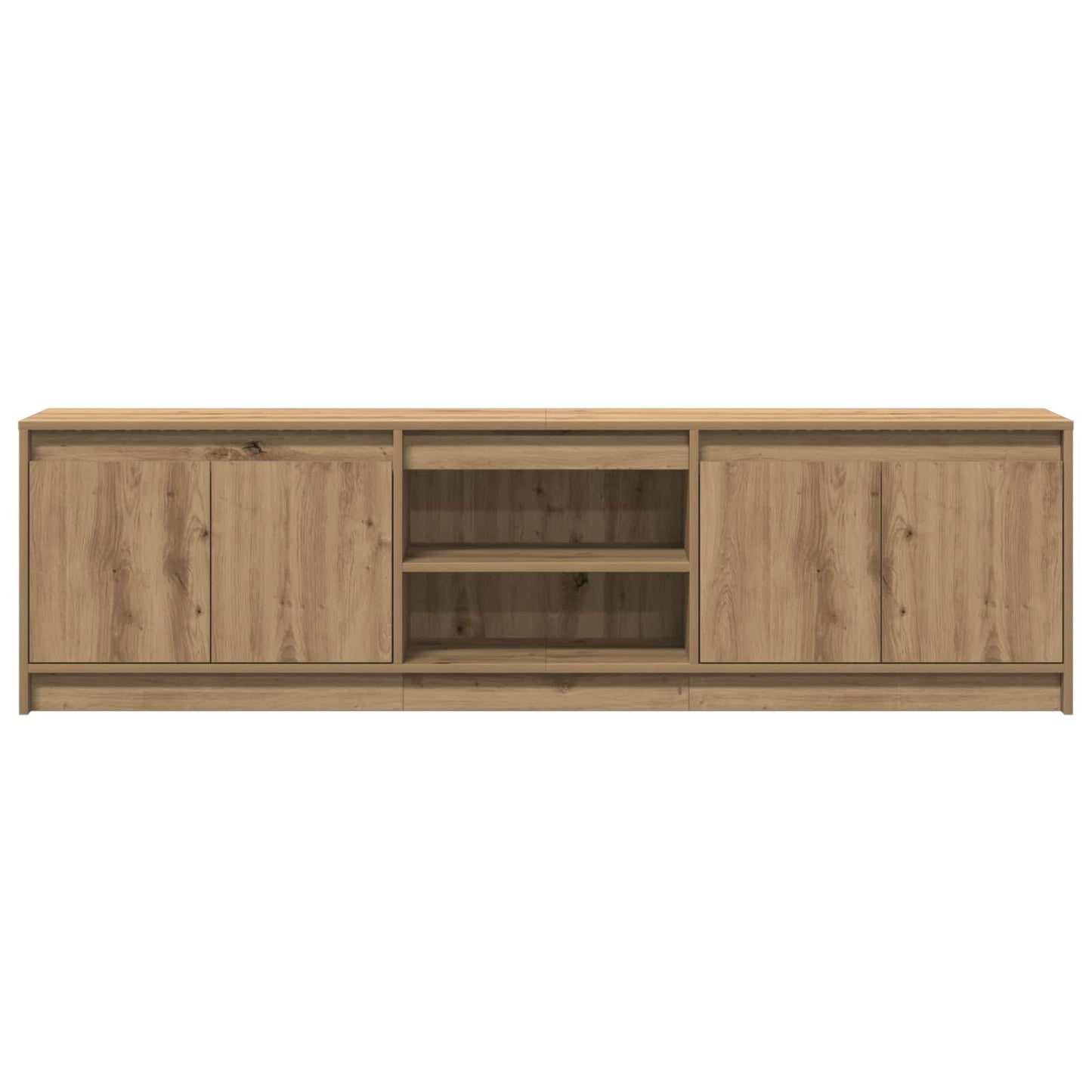 Tv Eenheden 2 Pcs Bruin 180 X 34 X 50 Cm Bewerkt Hout 180 cm
