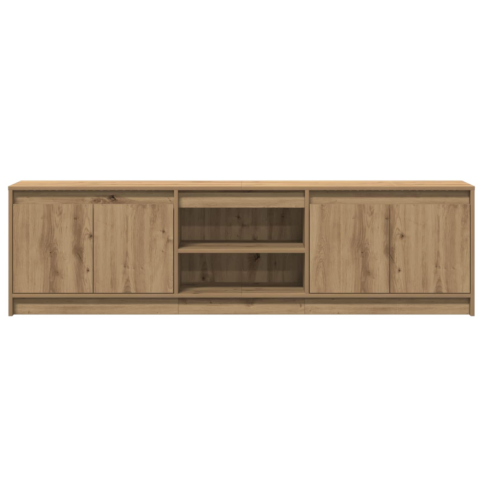 Tv Eenheden 2 Pcs Bruin 180 X 34 X 50 Cm Bewerkt Hout 180 cm