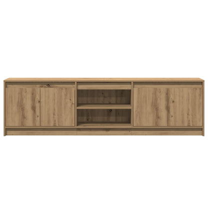 Tv Eenheden 2 Pcs Bruin 180 X 34 X 50 Cm Bewerkt Hout 180 cm