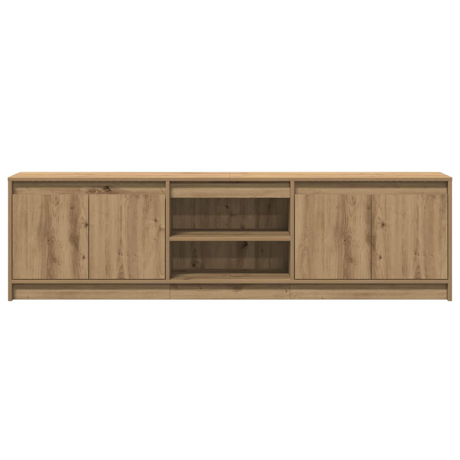 Tv Eenheden 2 Pcs Bruin 180 X 34 X 50 Cm Bewerkt Hout 180 cm