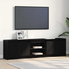 Tv-meubel 2 stuks 180x34x50 cm bewerkt hout zwart eiken