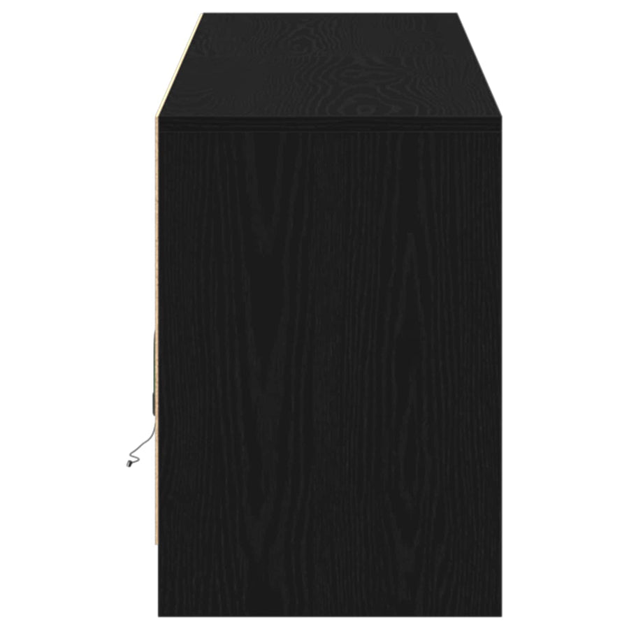 Tv Eenheden 2 Pcs Zwart 180 X 34 X 50 Cm Bewerkt Hout Zwart Eiken