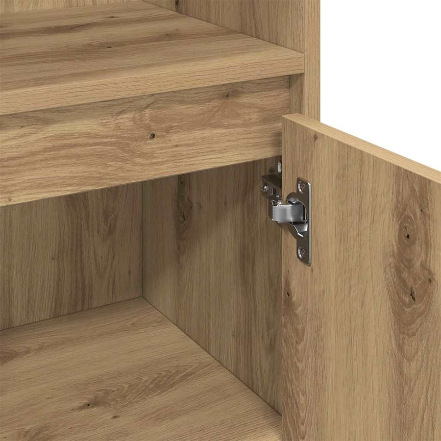 3-delige Badkamermeubelset Artisan Eiken Gefabriceerd Hout