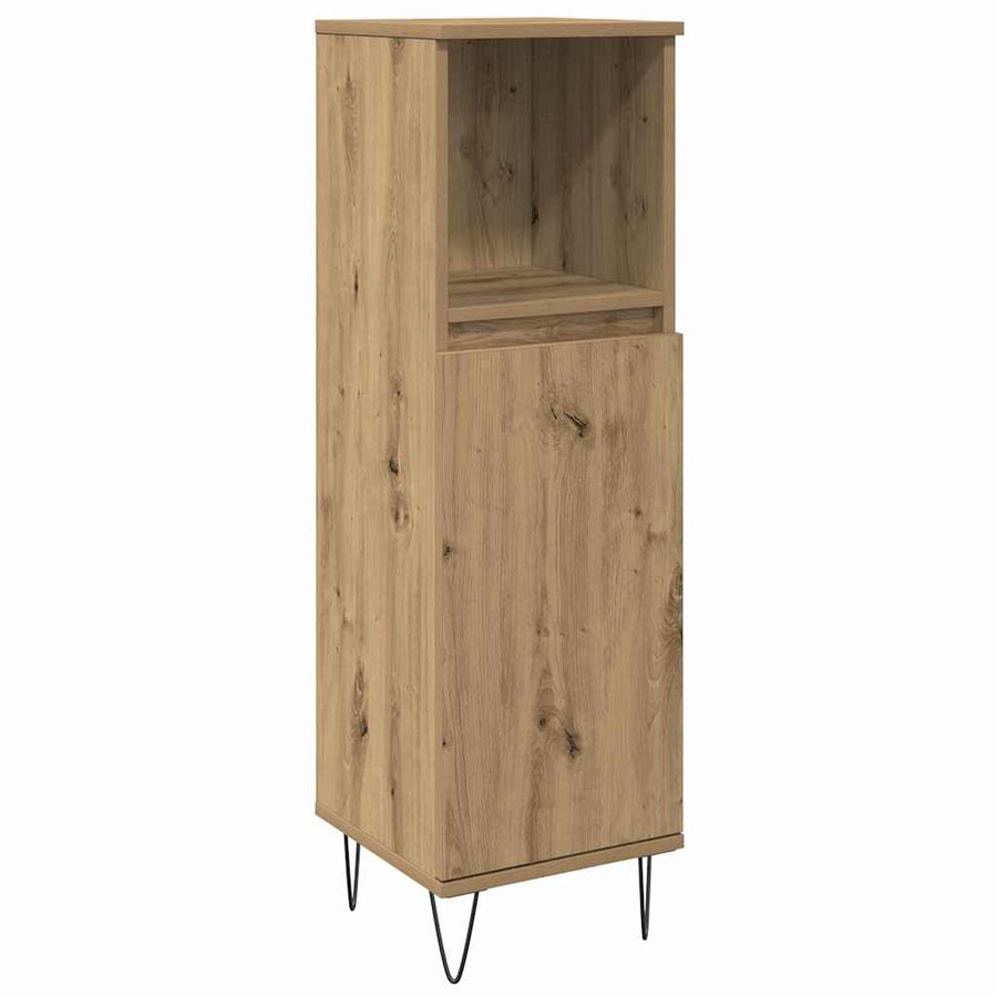 3-delige Badkamermeubelset Artisan Eiken Gefabriceerd Hout