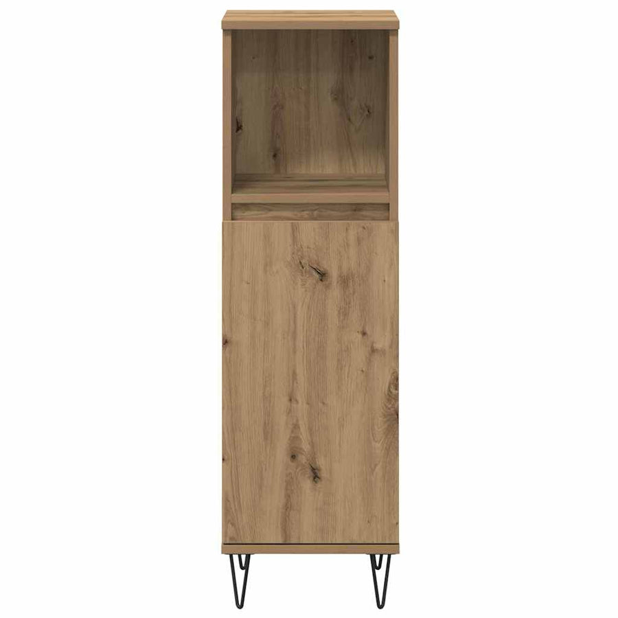 3-delige Badkamermeubelset Artisan Eiken Gefabriceerd Hout