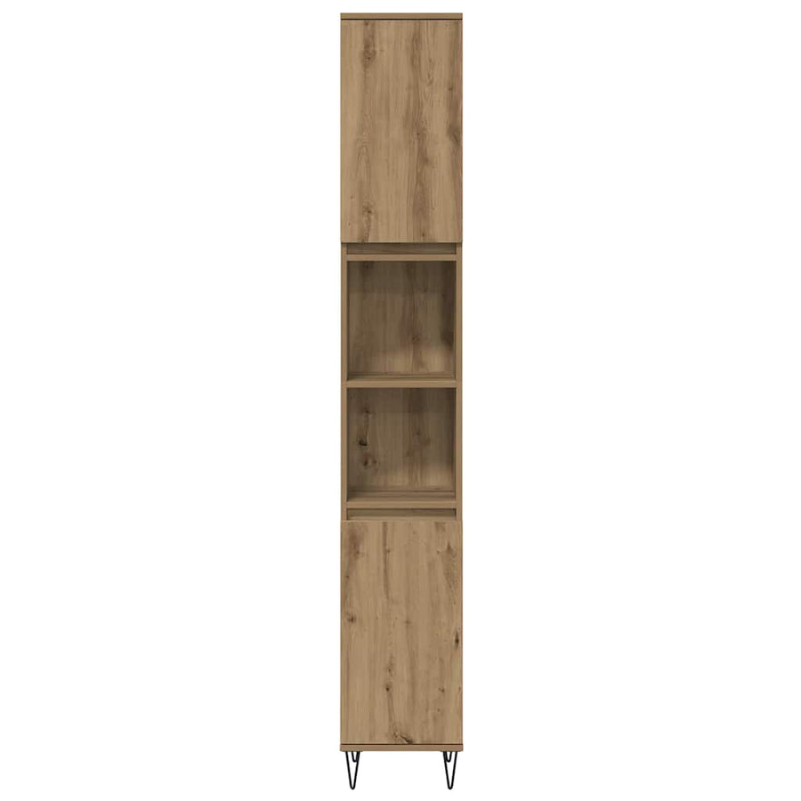 3-delige Badkamermeubelset Artisan Eiken Gefabriceerd Hout