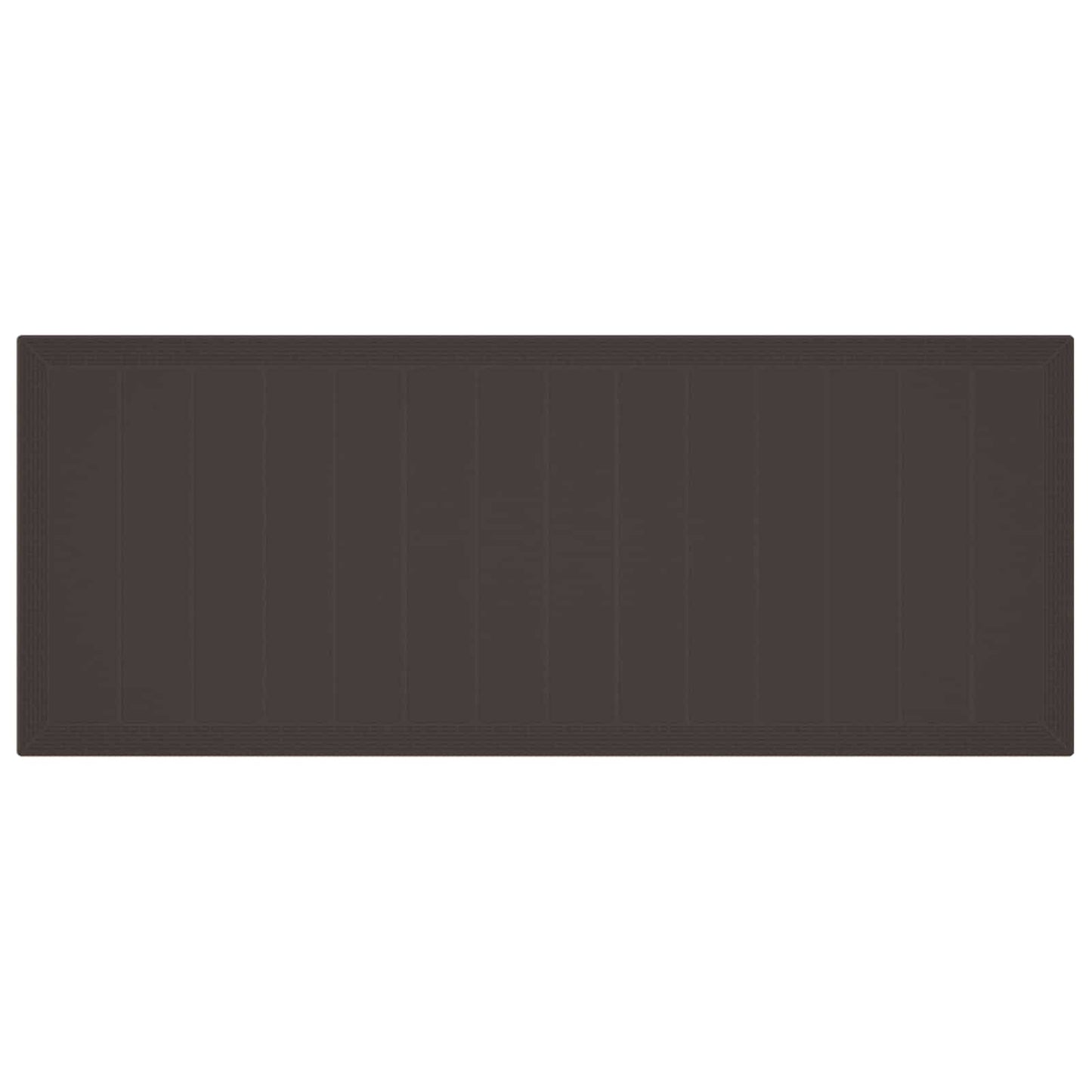Tuinstafel Bruin 250 x 100 x 73 cm poly rattan