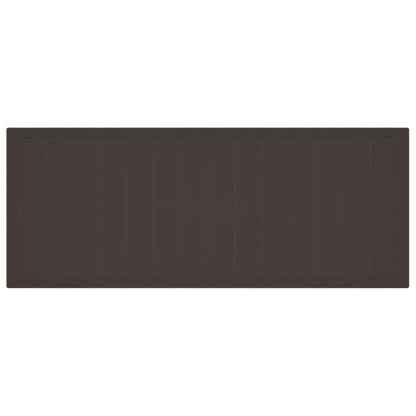 Tuinstafel Bruin 250 x 100 x 73 cm poly rattan