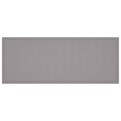 Tuinstafel Lichtgrijs 250 x 100 x 73 cm poly rattan
