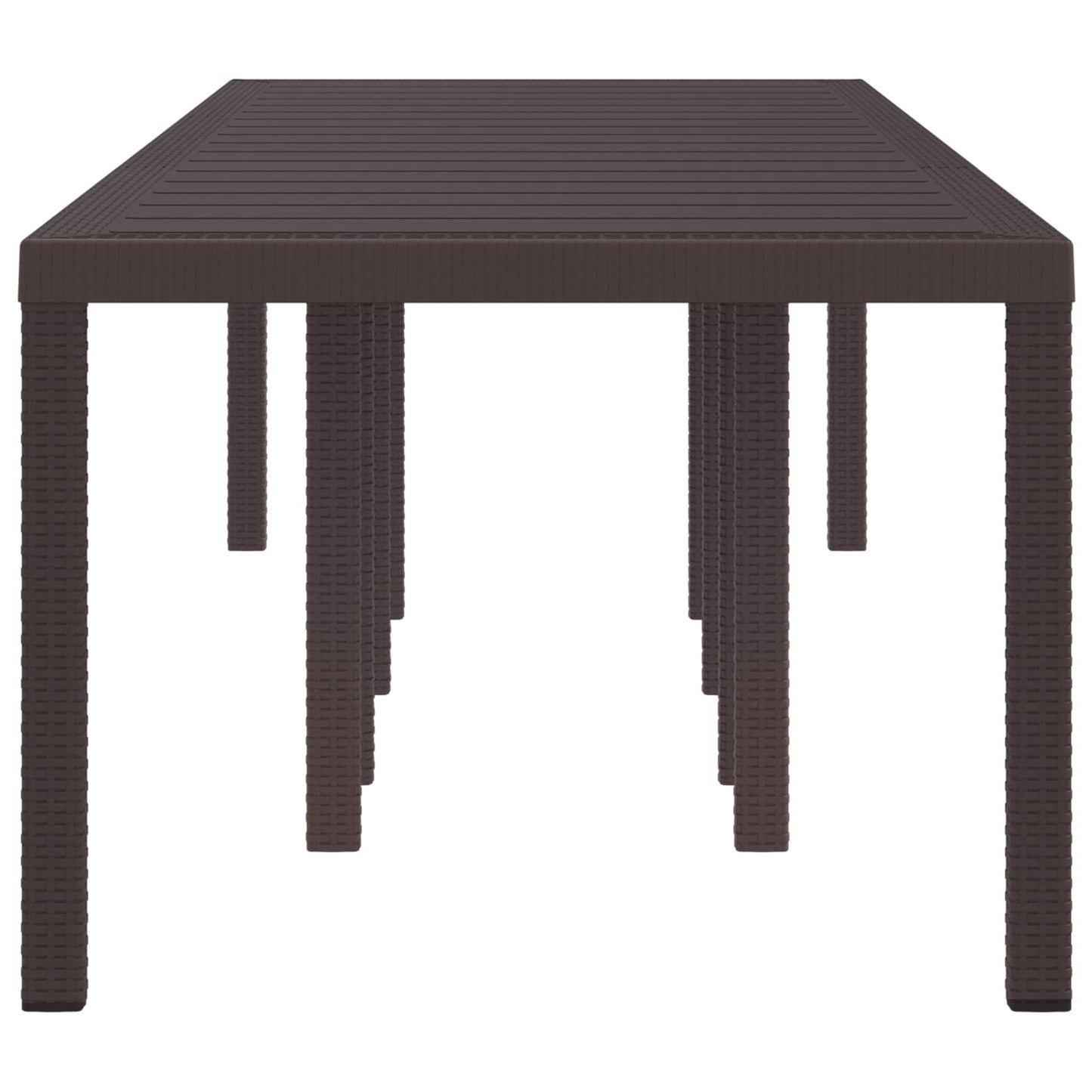 Tuinstafel Bruin 300 x 100 x 73 cm poly rattan