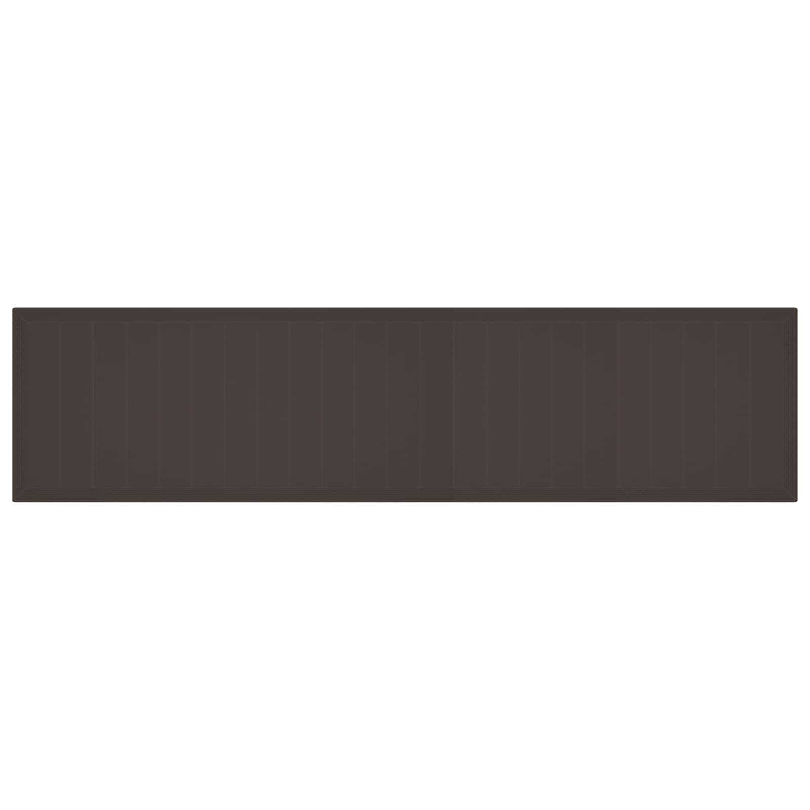 Tuinstafel Bruin 400 x 100 x 73 cm poly rattan