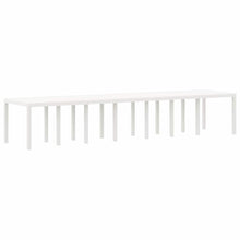 Tuinstafel Wit 400 x 100 x 73 cm poly rattan