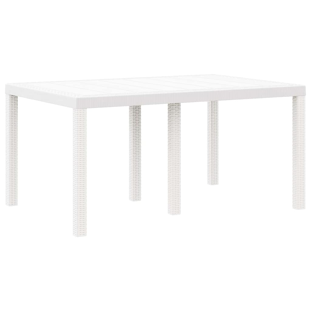 7 pcs Wit Poly rattan