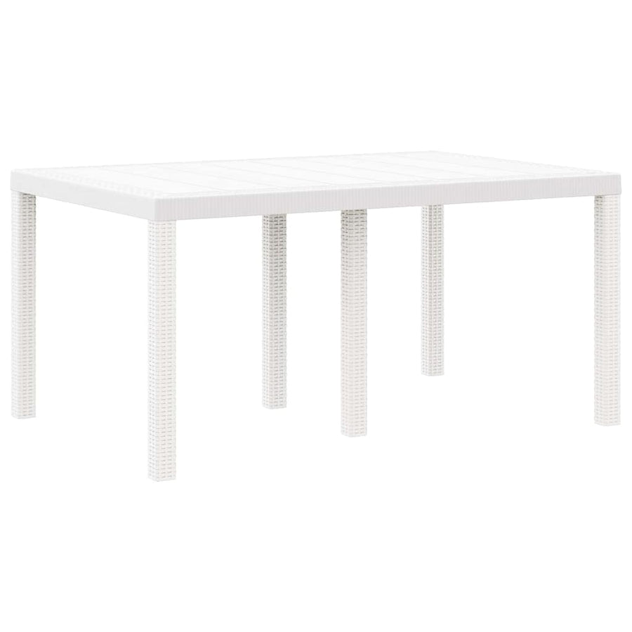 7 pcs Wit Poly rattan