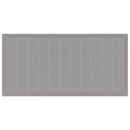 Tuin Eetset 9 pcs Lichtgrijs Polypropyleen