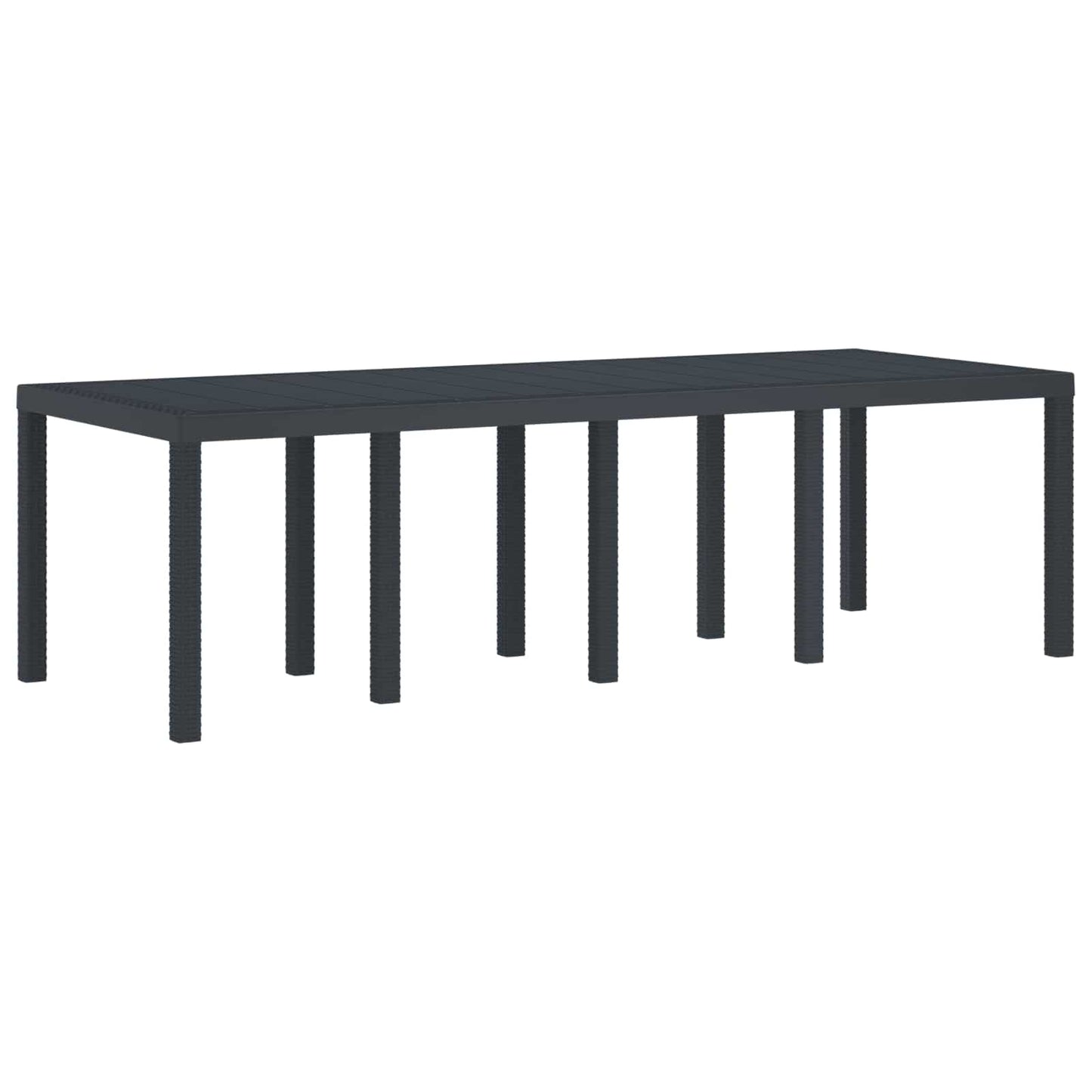 Tuin Eetset 11 pcs Antraciet Polypropyleen