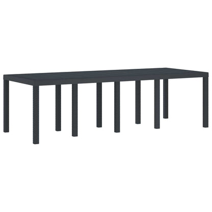 Tuin Eetset 11 pcs Antraciet Polypropyleen