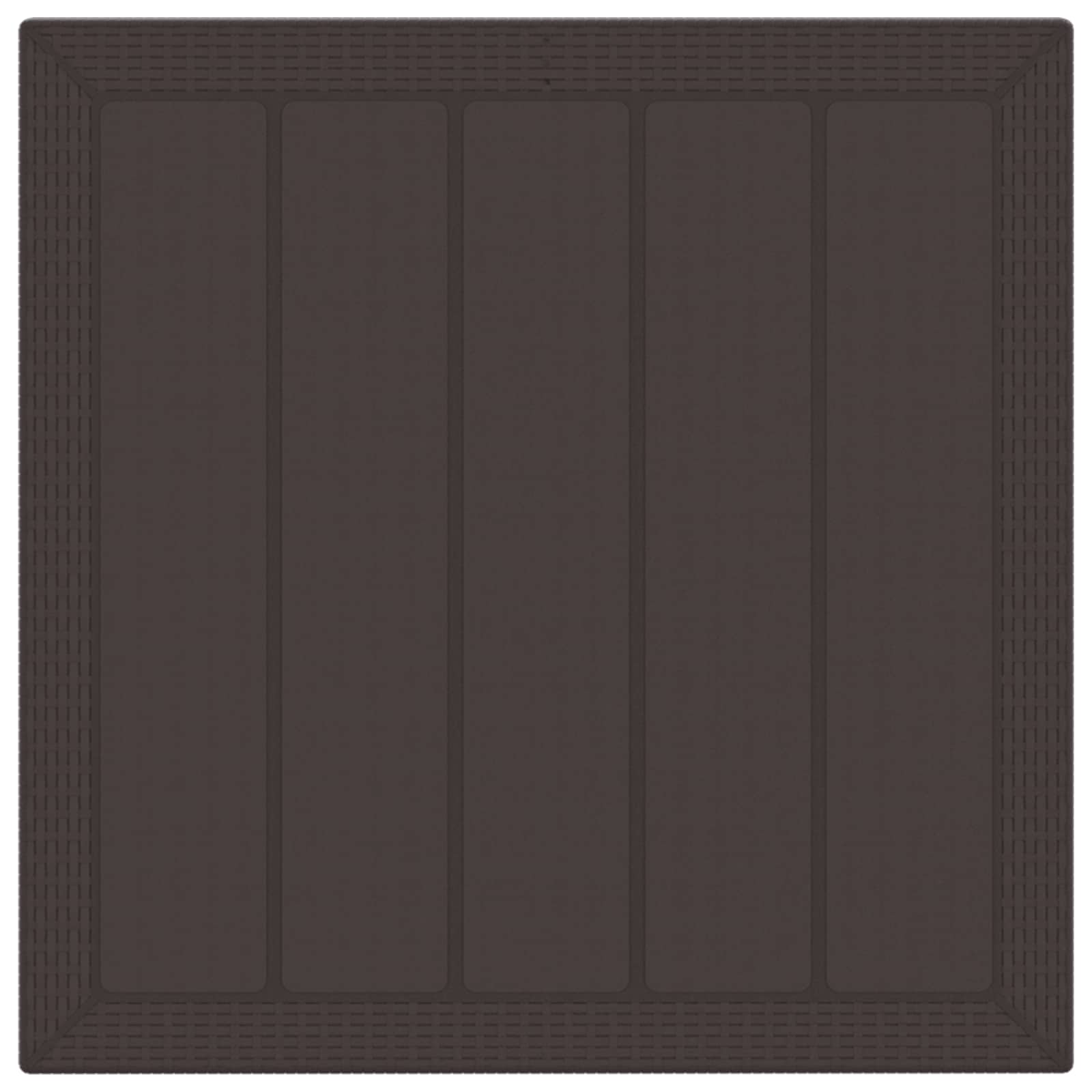 Tuin Eetset 3 pcs Bruin Polypropyleen