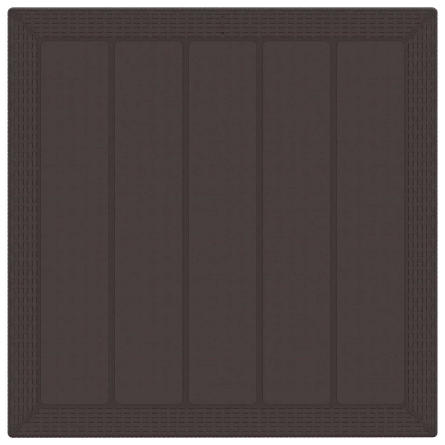 Tuin Eetset 3 pcs Bruin Polypropyleen