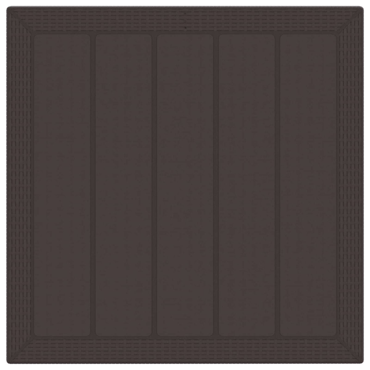 Tuin Eetset 3 pcs Bruin Polypropyleen