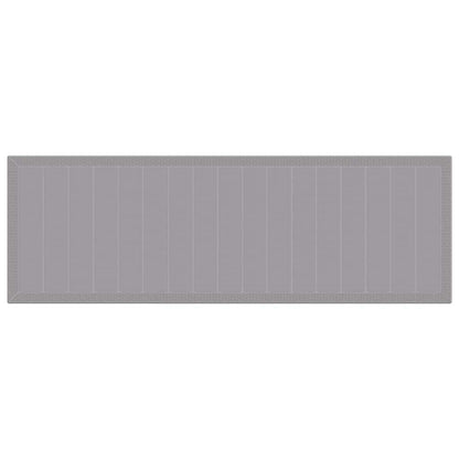 Tuin Eetset 11 st Lichtgrijs en Crème Poly rattan en Aluminium