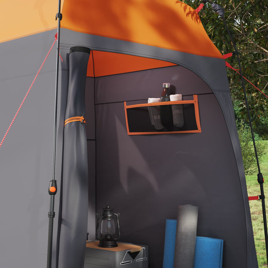 Doucheruimte Grijs en Oranje 160 x 160 x 227 cm Staal