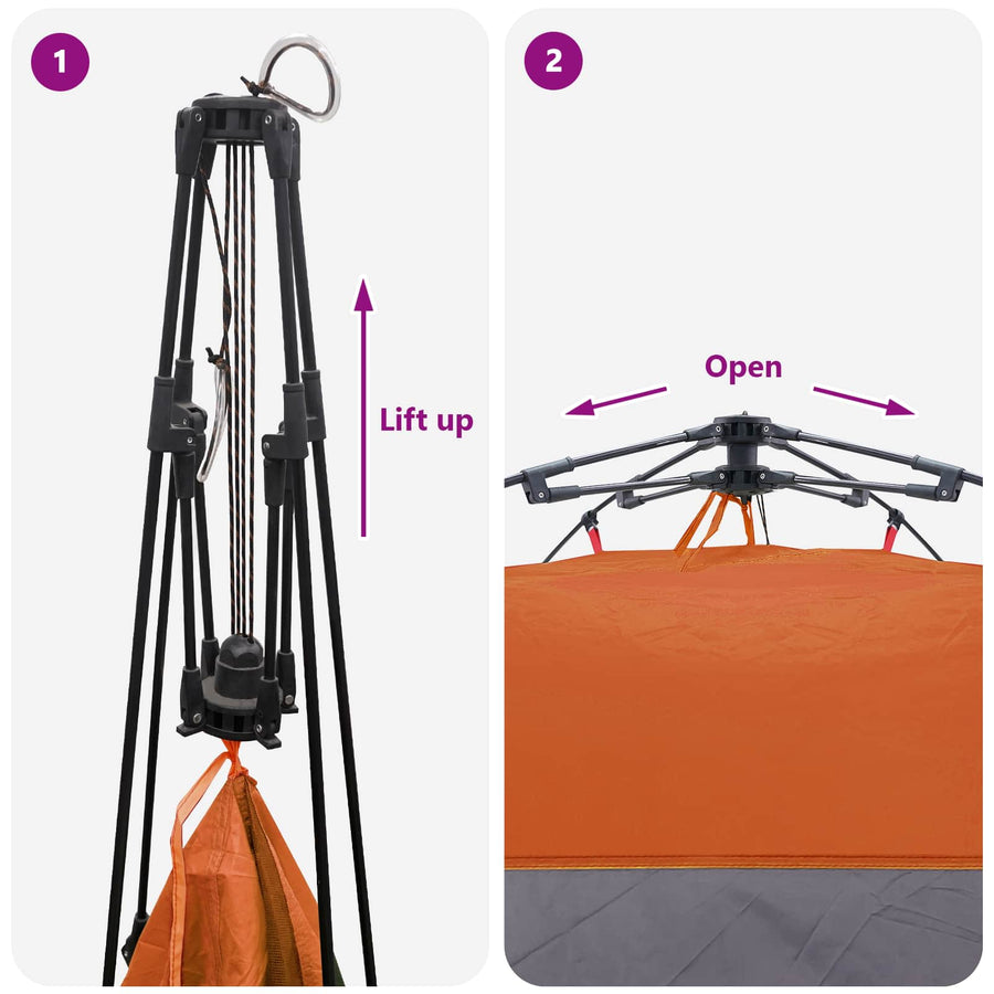 Doucheruimte Grijs en Oranje 160 x 160 x 227 cm Staal