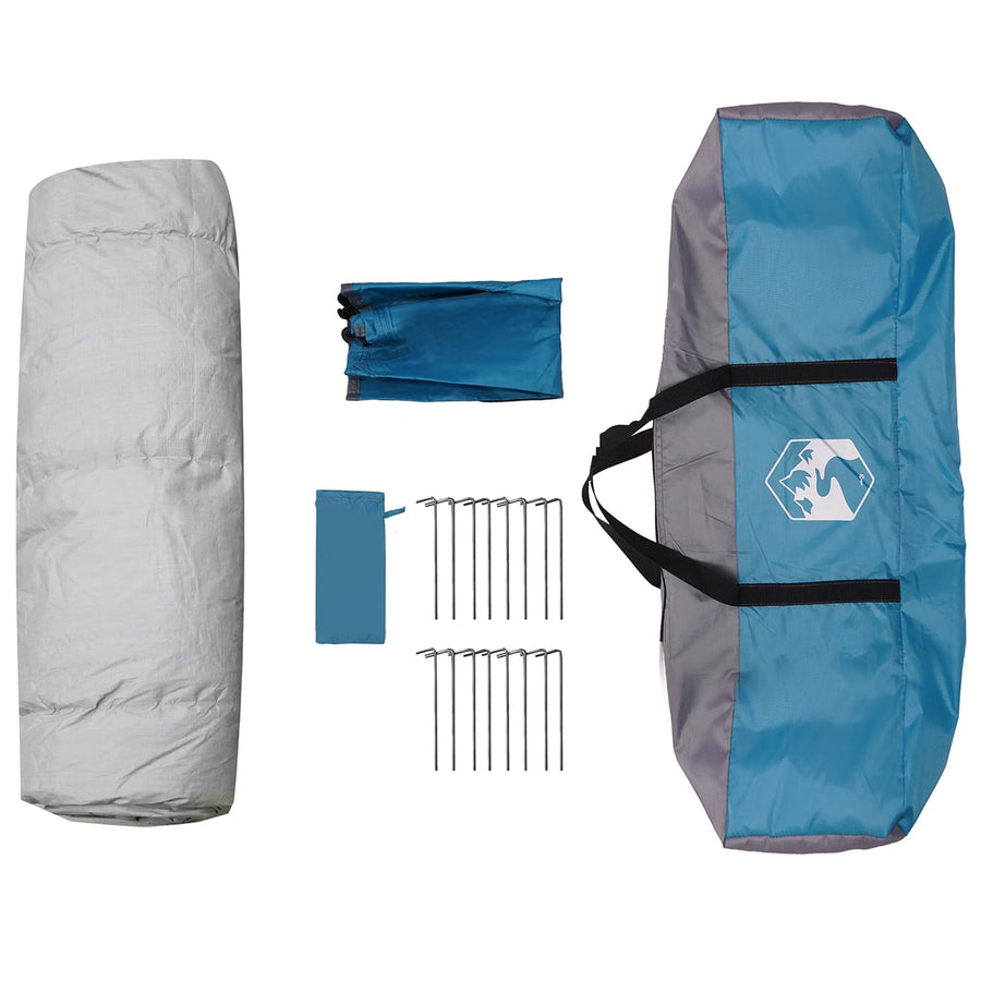 Directe Tent met opslag Blauw 280 x 280 x 160 cm Staal