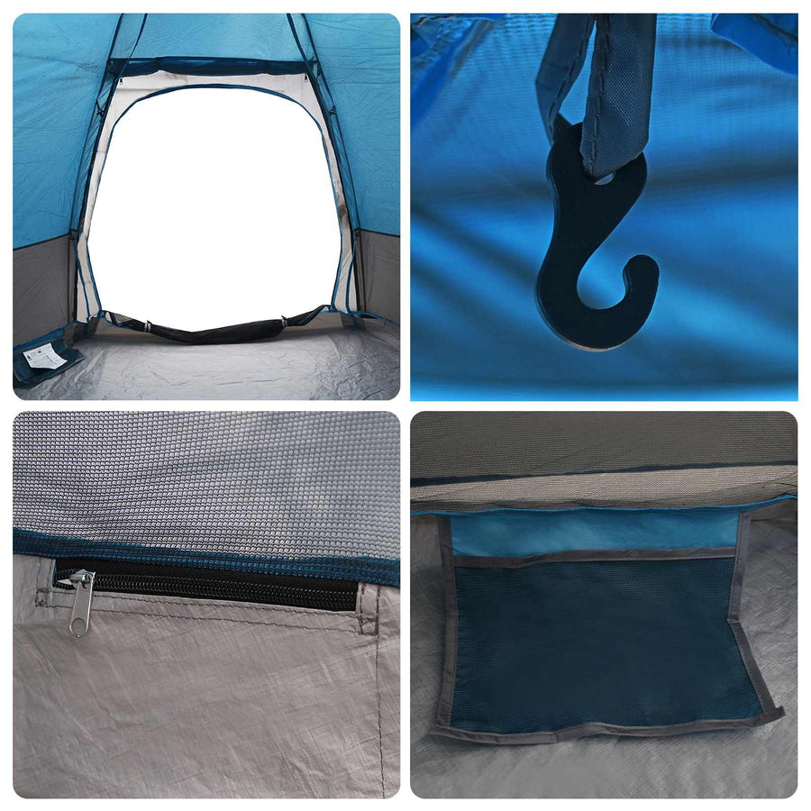 Directe Tent met opslag Blauw 280 x 280 x 160 cm Staal