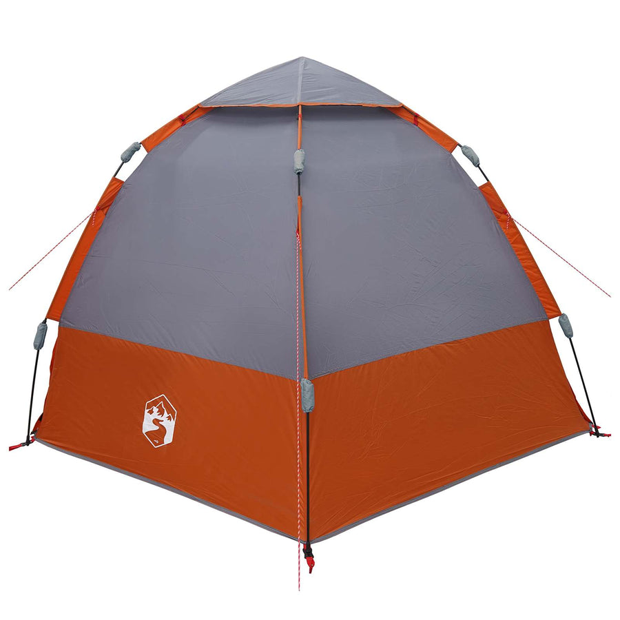 Directe Tent Grijs en Oranje 280 x 280 x 160 cm Staal