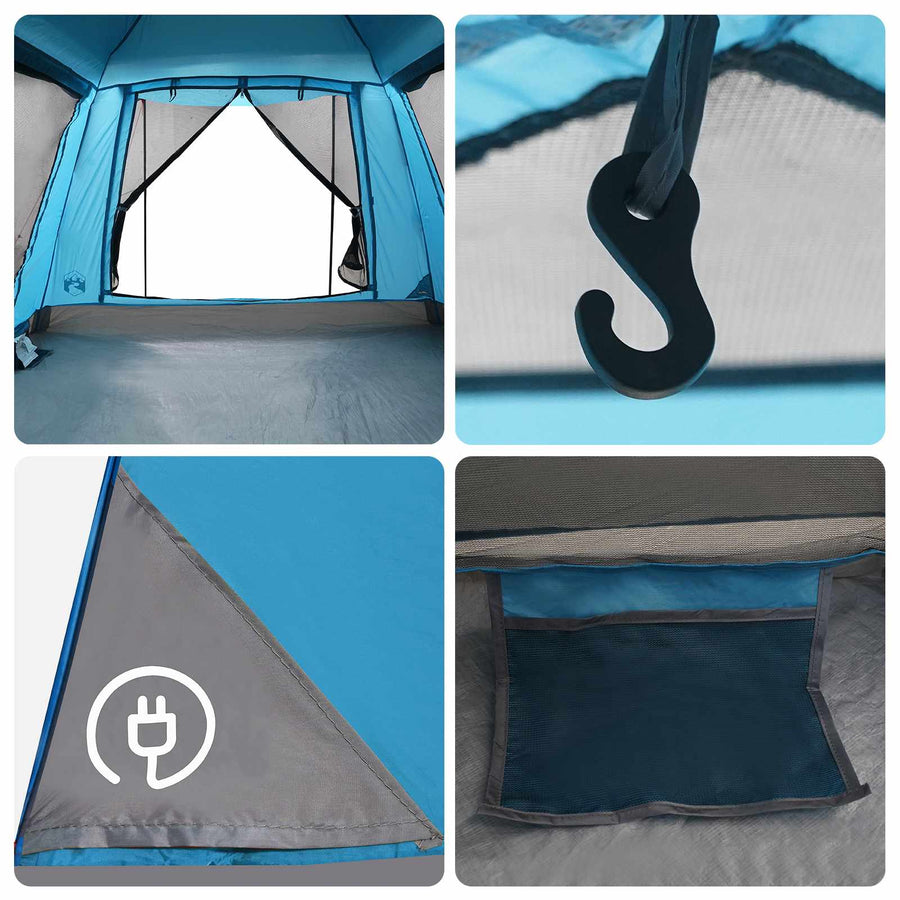 Instant Tent met Regenfly voor 3 Personen met Snelle Bevrijding
