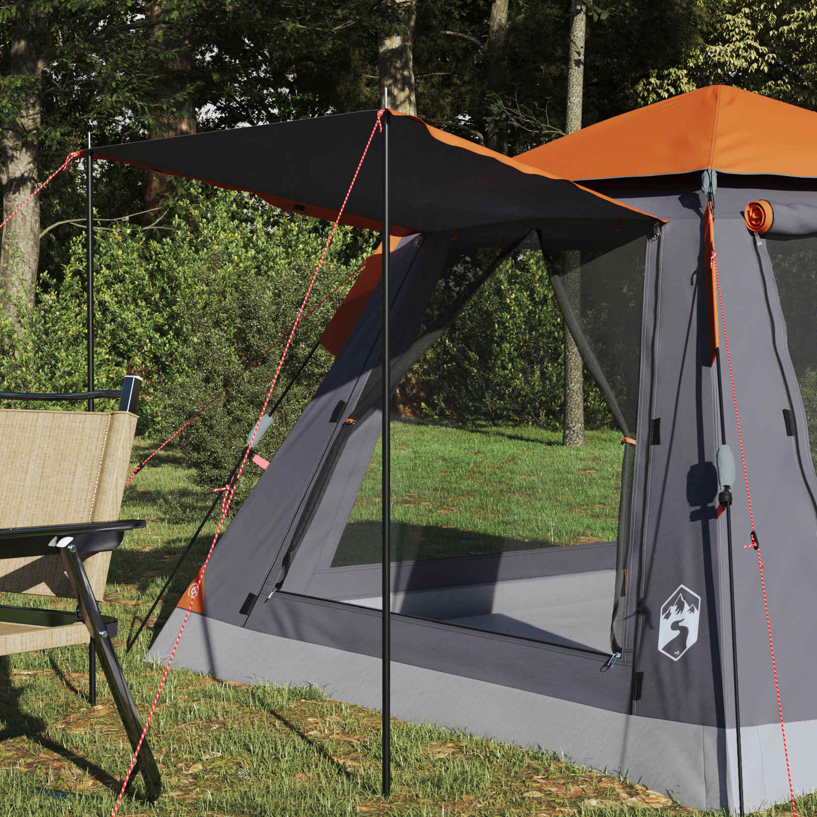Instant Tent met Regenfly voor 3 Personen met Snelle Bevrijding