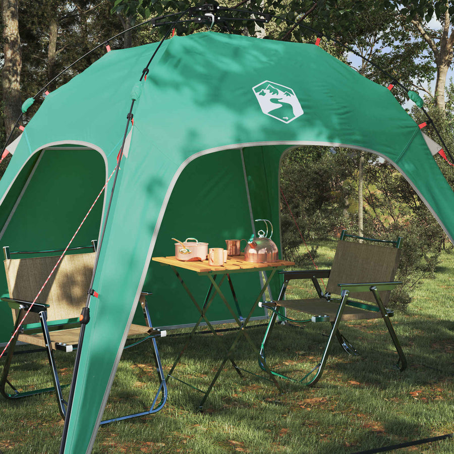 Directe Tent met opslag Zeegroen 260 x 260 x 185 cm Staal
