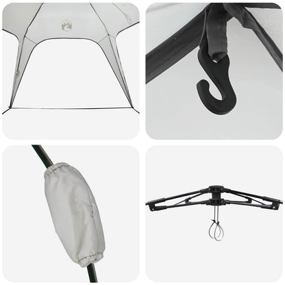 Directe Tent met opslag Grijs 260 x 260 x 185 cm Staal