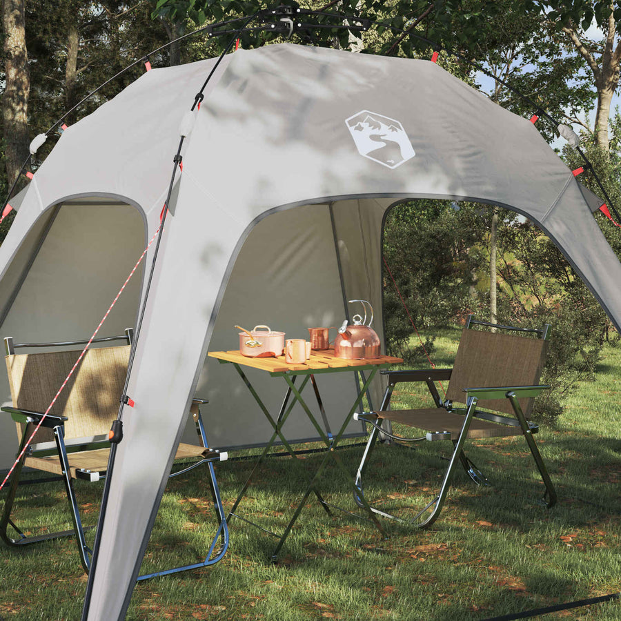 Directe Tent met opslag Grijs 260 x 260 x 185 cm Staal