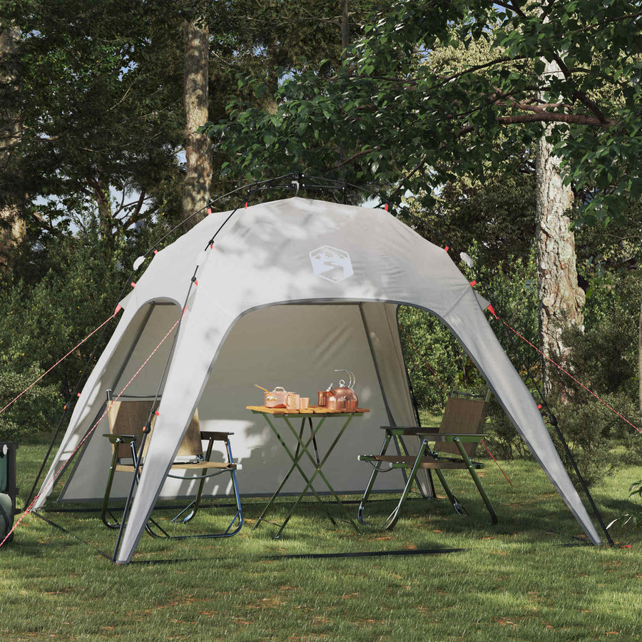 Directe Tent met opslag Grijs 260 x 260 x 185 cm Staal
