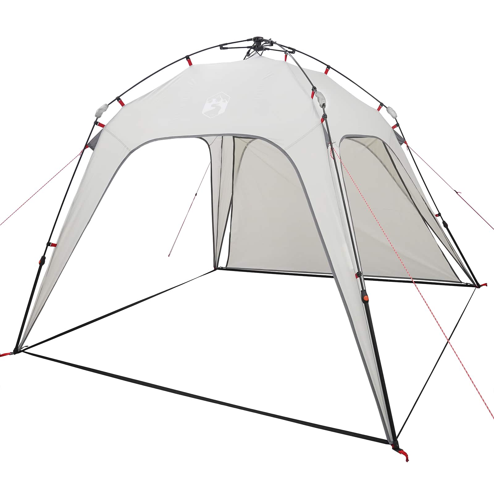 Directe Tent met opslag Grijs 260 x 260 x 185 cm Staal