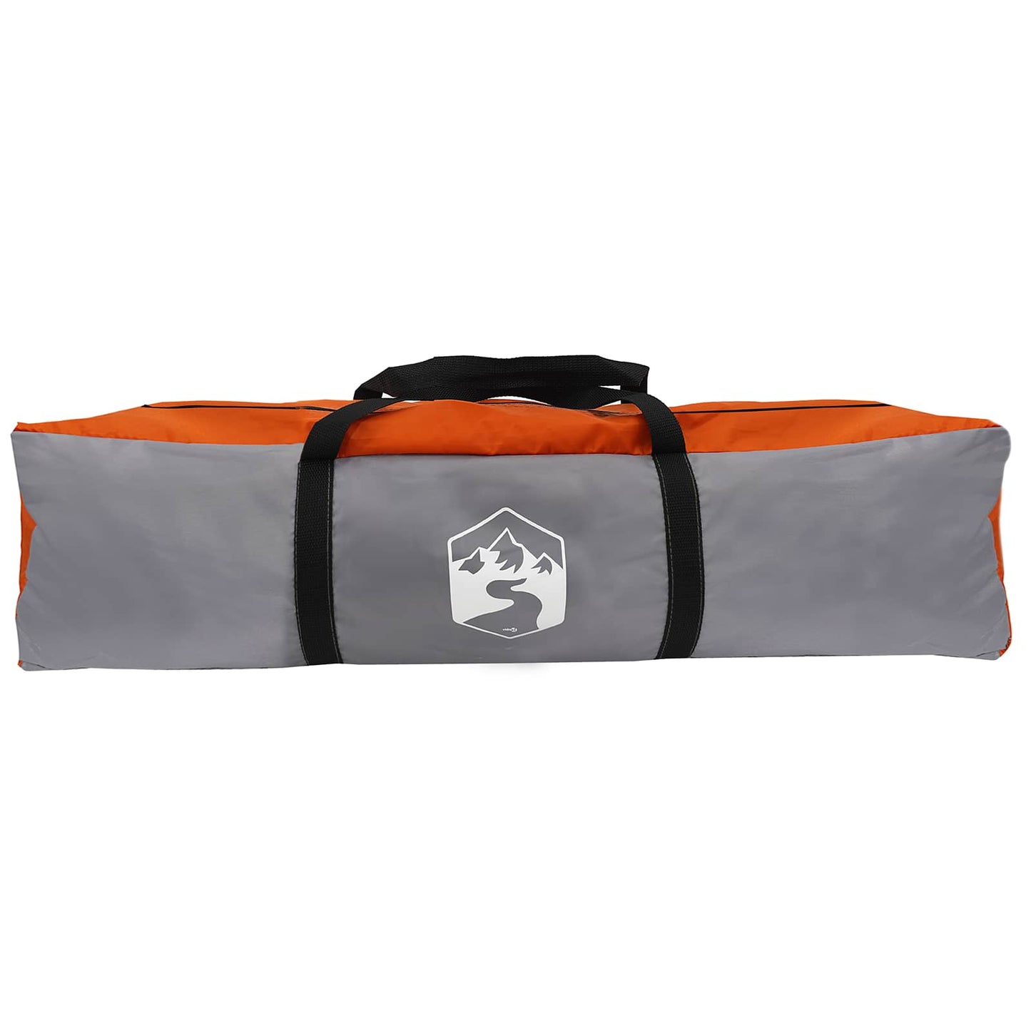 Directe Tent ALTA Grijs en Oranje 458 x 400 x 230 cm Staal
