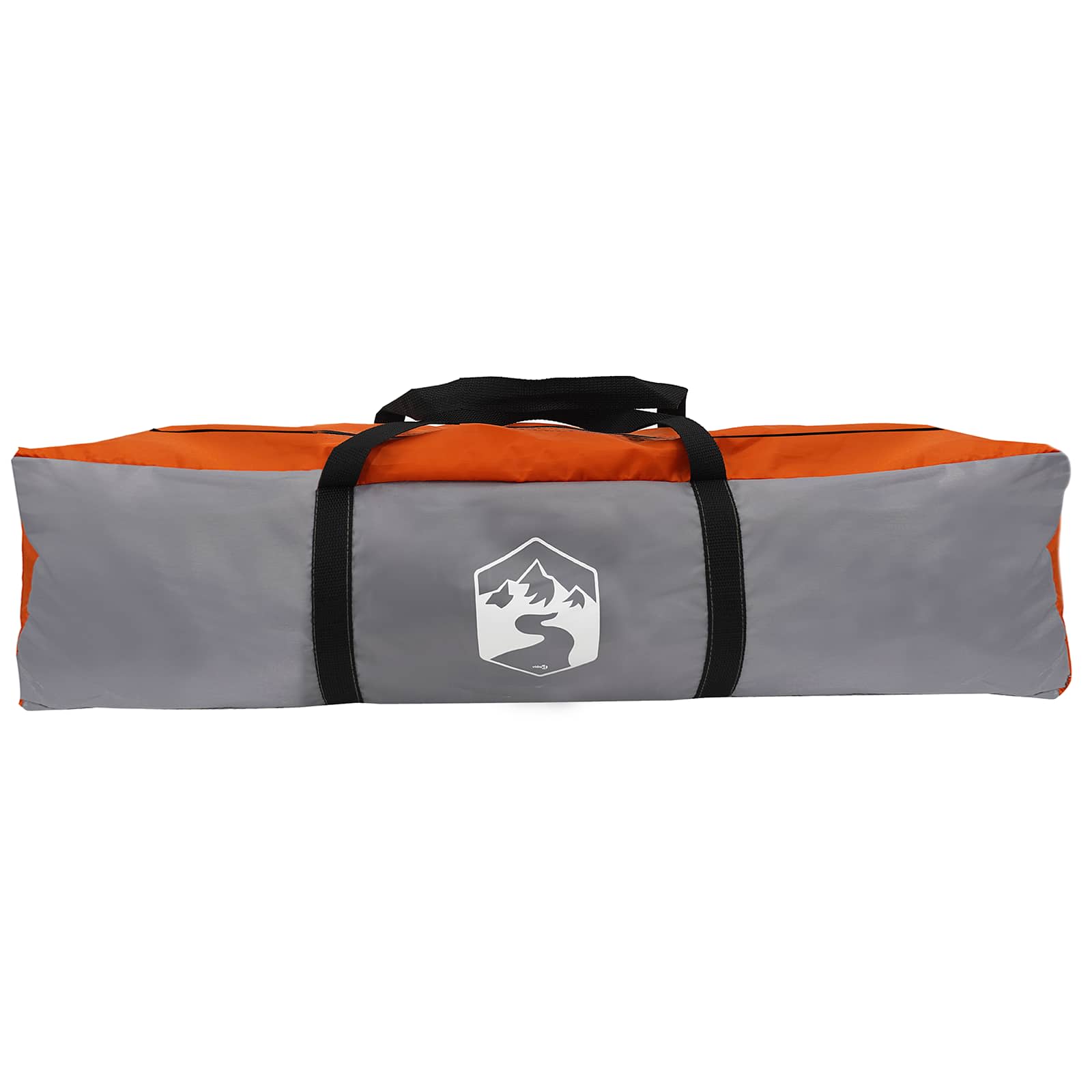 Directe Tent ALTA Grijs en Oranje 458 x 400 x 230 cm Staal