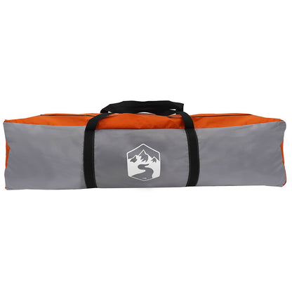 Directe Tent ALTA Grijs en Oranje 458 x 400 x 230 cm Staal