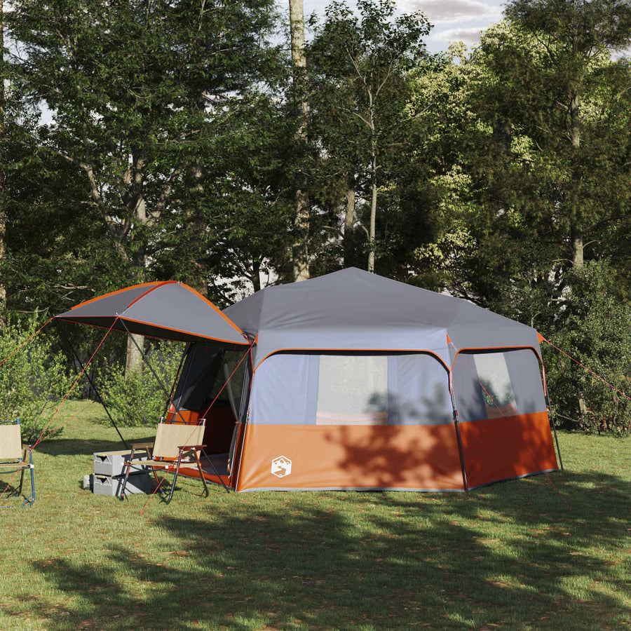 Directe Tent ALTA Grijs en Oranje 458 x 400 x 230 cm Staal