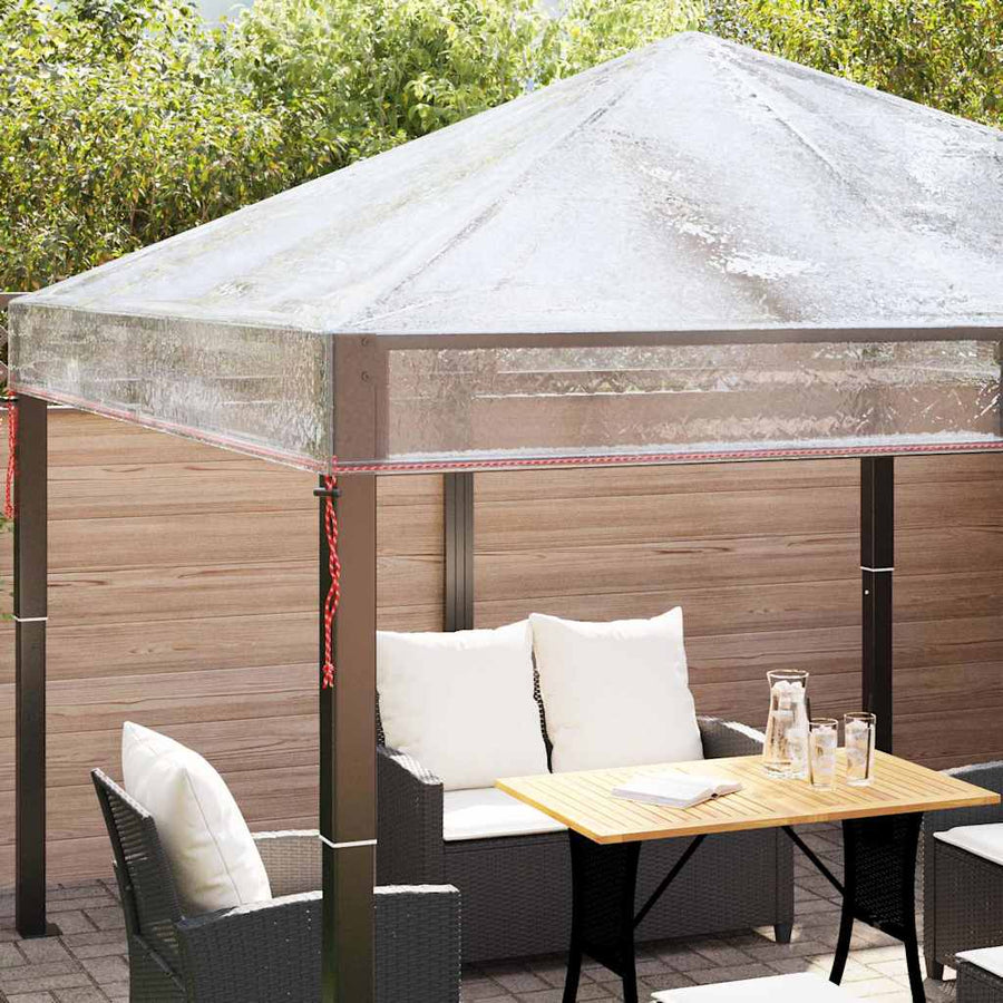 Gazebo Dekking Vervanging Doorzichtig 400 x 300 x 32 cm PVC