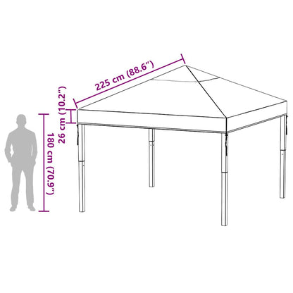 Gazebo Dekking Vervanging 3 x 3 m PVC