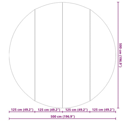 Zwembad Grondzeil Polyester Geotextiel Ø 500 cm