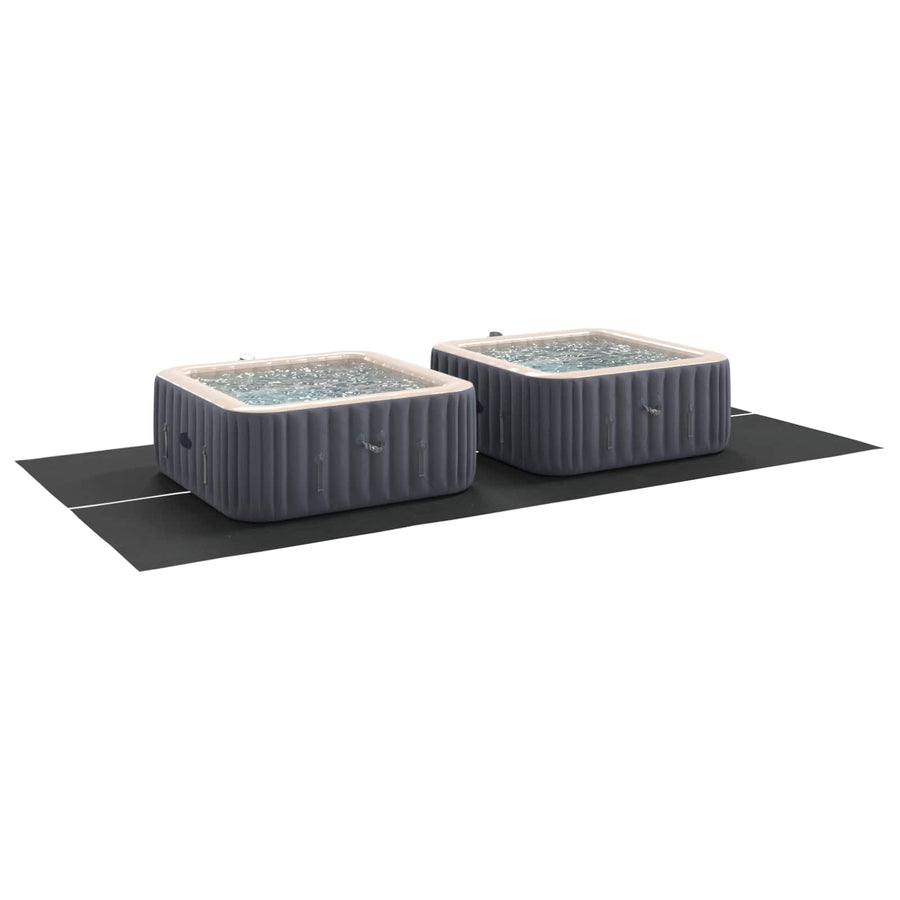 Zwembad Grondzeil Zwart 500 x 250 x 0,1 cm Niet-geweven Stof