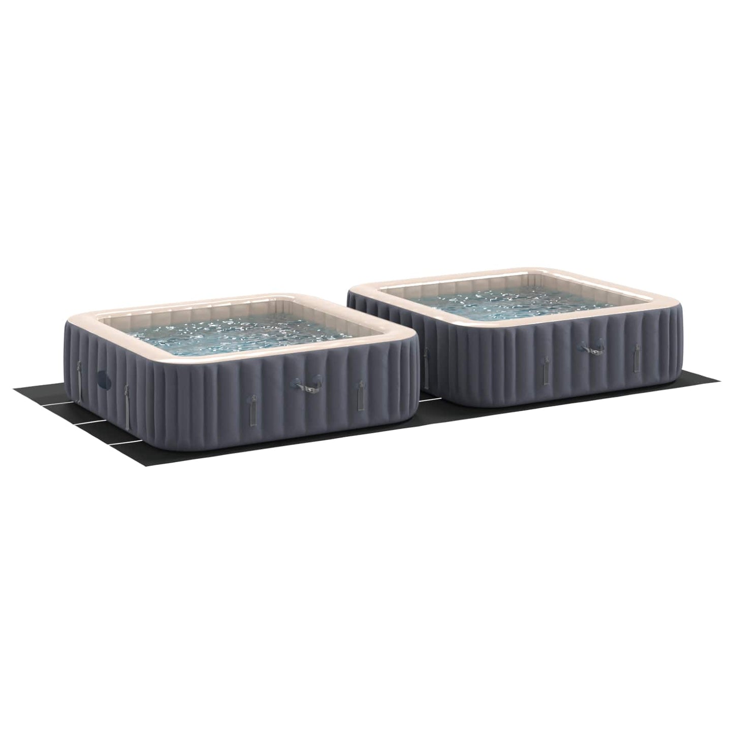 Zwembad Grondzeil Zwart 820 x 420 x 0,1 cm Niet-geweven Stof