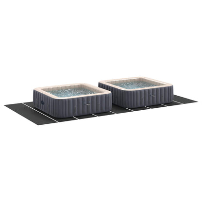 Zwembad Grondzeil Zwart 999 x 500 x 0,1 cm Niet-geweven Stof